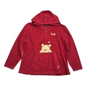 Winnie the Pooh Y2K Hoodie - Zip-Up Fleece Pullover